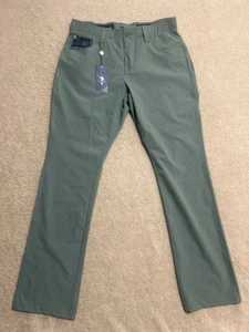 William Murray Hose Herren 32x32 Straight Fit Golf Freizeit Performance Chino - Bild 1 von 8