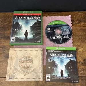 The Sinking City (Microsoft Xbox One, 2019) CIB COMPLETO con mappa BIGBEN TESTATO - Foto 1 di 7