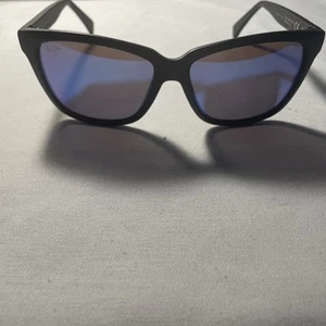 Maui Jim polarisierte Sonnenbrille MJ 763 2M Jacaranda mattschwarz blaue Hawaii-Gläser - Bild 1 von 9