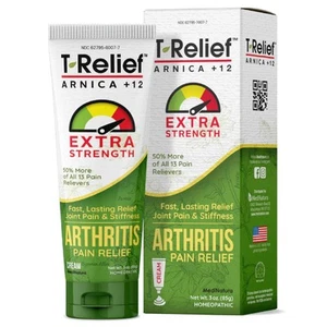 T-Relief Extra Strength Arthritis Cream Arnica +12 Pain Relieving Natural Med... - Picture 1 of 9