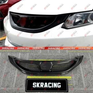 Front Upper Center Unpainted/Gloss Black Grille For Honda Civic Sedan 2013-2015 - Picture 1 of 21
