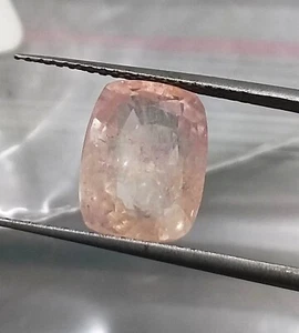 Pietra preziosa zaffiro sciolto naturale non riscaldata Padparadscha certific... - Foto 1 di 6