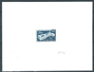 TAAF,FSAT,1969, Architecture,signed artist die proof - Picture 1 of 1