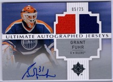 2007-08 Ultimate Collection Auto Jerseys #AJGF Grant Fuhr SP 05/25 *S260