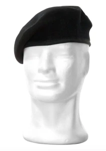 BASCO HAT MILITARE ESERCITO ITALIANO MODELLO SPAGNOLO NERO ORIGINALE - Foto 1 di 1