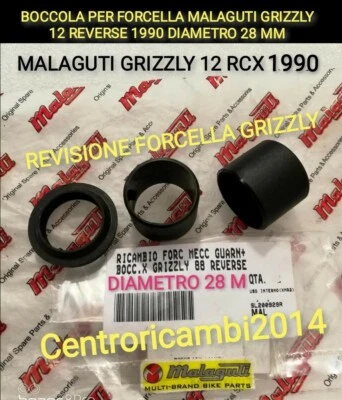 BOCCOLA PER FORCELLA MALAGUTI GRIZZLY RCX 12 1990 PARAOLIO STELO DIAMETRO 28 MM