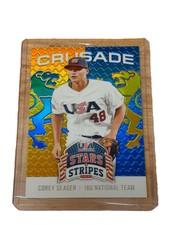 2015 Corey Seager Panini Stars&Stripes CRUSADE USA NATIONAL Team Card 