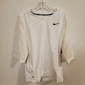 Nike Baseball 3/4 heiße Jacke - MEDIUM - 897383-100 BP Pullover 3/4-Ärmel Top - Bild 1 von 6