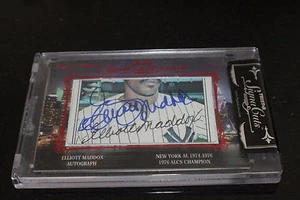 1/1 Bronx Edition Elliott Maddox Signa Cut Baseball Auto 2012 Yankees #RD 5/5 - Bild 1 von 3
