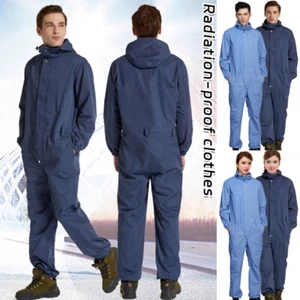 Tute protettive schermatura radiazioni elettromagnetiche EMF/RFID abbigliamento da lavoro tessuto - Foto 1 di 14
