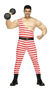 Fun World Carny Muscle Strong Man Adult Men's Costume - Picture 1 of 3