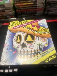 Crayola Art with Edge Coloring SUGAR SKULS SKULLEBRATIONS 40 Pages - Picture 1 of 5