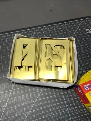 C.H. Plantilla de 4 pulgadas Hanson 10154 Let. & Num. Juego 92 piezas Foto 1 de 4