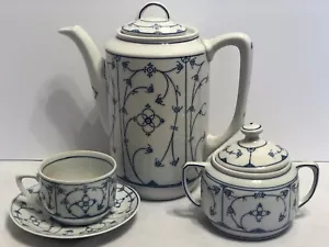Set da caffè Bavaria Winterling caffettiera tazza di zucchero e piattino Great Condit - Foto 1 di 17