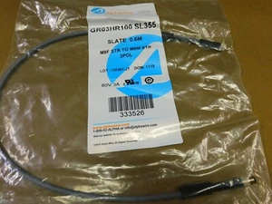 Alpha Wire 333526 GROGHR100 SL355 M8 Shielded Cable - .6 Meter CORDSET LOT # 46 - Picture 1 of 4