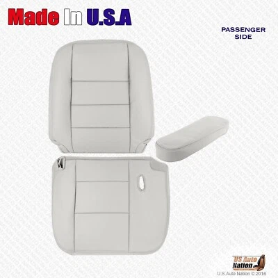 Ford Crown Victoria 2005 2006 2007 parte inferior derecha-parte superior-brazos cubierta de cuero gris Foto 1 de 4