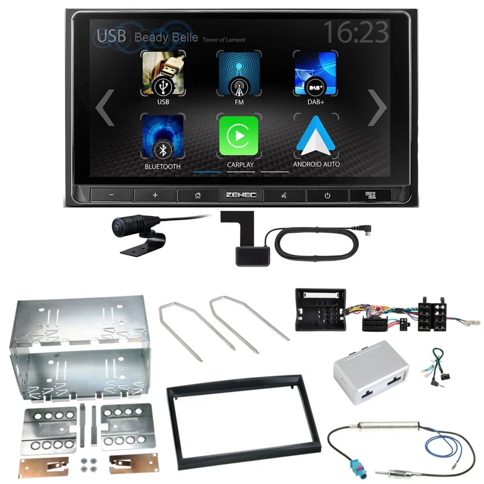 ZENEC Z-N538 2-Din Autoradio Infotainer Multimediasystem Touchscreen CarPlay