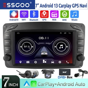 Für Mercedes Benz C Klasse W209 W639 C209 DVR DAB+ Android 13 Autoradio Carplay - Bild 1 von 19