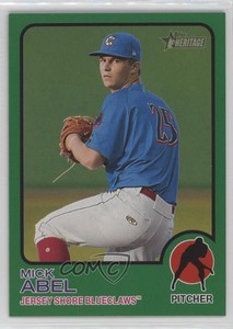 2022 Topps Heritage Minor League Edition Green Border /75 Mick Abel #173