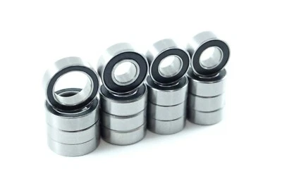 Tamiya TT-02 Chassis Rubber Sealed Ball Bearing Kit (16 pieces) - Image 1 of 4