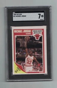 1989-90 Michael Jordan Fleer SGC 7 - Picture 1 of 2