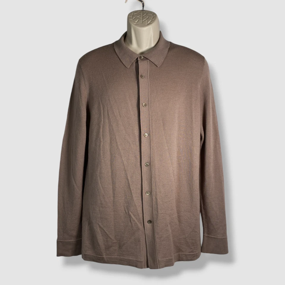 $2200 Suéter Brioni Para Hombre Rosa Cachemira Manga Larga Con Botones Talla 50 Foto 1 de 4