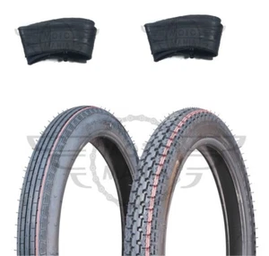 Front and Rear Tyre Tire Honda Cub C50 C70 C90 2.25 x 17 2.50 x 17 x2 Tubes - Picture 1 of 1