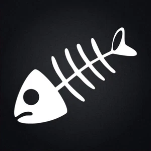 PEGATINA PEZ vinilo autocollant espina coche adesivi pescado decal vinyl sticker - Imagen 1 de 2