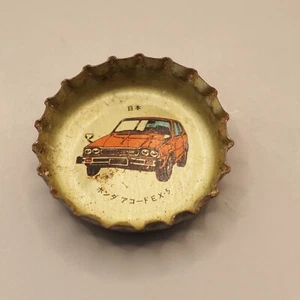 Honda Accord EX-5 Supercar Crown Cap Bottle Cap Coca Cola Vintage Japan ZA182 - Picture 1 of 4