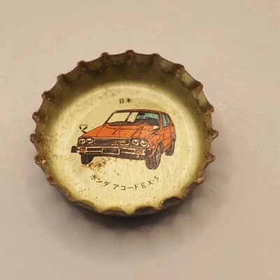 Honda Accord EX-5 Supercar Crown Cap Bottle Cap Coca Cola Vintage Japan ZA182 - Image 1 of 4