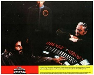The Black Hole Original Lobby Card Maximilian Schell Ernest Borgnine Cygnus ship
