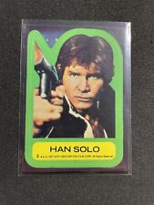 1977 Topps Star Wars Sticker Insert #3 "Han Solo" Set Break