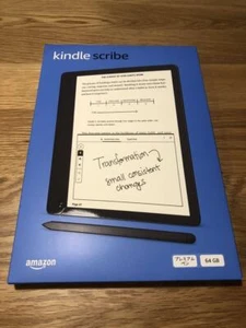 Amazon Kindle Scribe 10.2In 64GB With Premium Pen Reading Writing Input Function - Picture 1 of 3