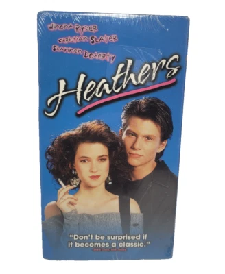 Heathers VHS 1988, Rare Cult Classic Winona Ryder (Brand New Sealed) Foto 1 de 4