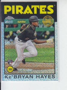 2021 Topps Update Ke'Bryan Hayes Rc 1986 Mojo Refractor Pirates 86C-43
