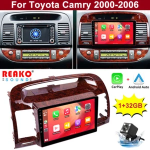 9' Android 13 Car Radio Stereo GPS Navi Apple Carplay For Toyota Camry 2000-2006 - Picture 1 of 15