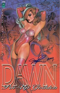 JM Linsner Dawn Pin-up Goddess Comic #1 2001 Signed MegaCon - Picture 1 of 1