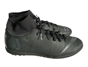 Botas de fútbol Nike Mercurial Superfly Club Astro Turf con cordones negras Reino Unido 10 - Imagen 1 de 10