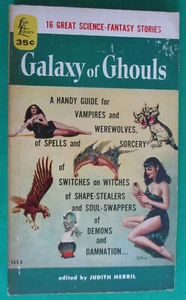 Galaxy of Ghouls Edited by Judith Merril 1955 Horror Paperback Book Lion Library - Picture 1 of 16