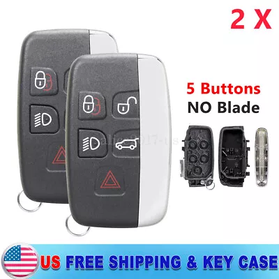 2 For 2012 2013 2014 2015 2016 2017 Land Rover Range Rover Evoque Key Fob Case - Image 1 of 4