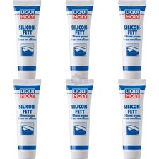 6x100g LIQUI MOLY 3312 Silicon-Fett transparent Schmierung Schmierfett