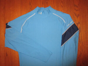 UNDER ARMOUR COLD GEAR LONG SLEEVE BLUE COMPRESSION SHIRT MENS 2XL EXCELLENT