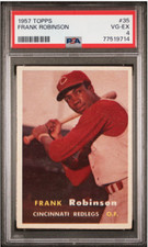 1957 Topps 35 Frank Robinson PSA 4 Rookie Card