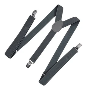 Unisex Clip on Suspender Elastic Y-Shape Back Formal Adjustable Braces,6135 - Picture 1 of 5