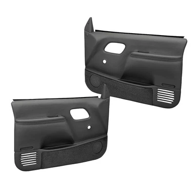 18-59N-DGR Coverlay Set of 2 Door Trim Panels Front Driver & Passenger Side Pair Foto 1 de 4