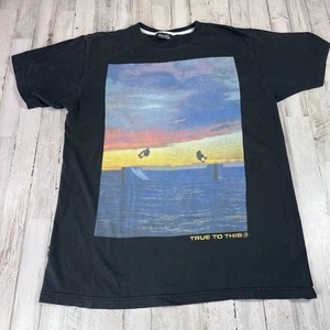Vans Shirt Mens L Black Large Graphic True To This Skate Y2K Streetwear Halfpipe - Picture 1 of 11