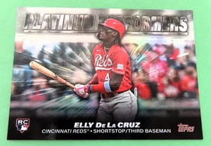 2024 Topps ELLY DE LA CRUZ RC "Platinum Performers" INSERT NM-MT CASE HIT - Bild 1 von 2