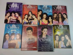 Charmed DVD Lot Staffeln 1 2 3 4 5 8 (6 & 7 unvollständig, siehe Fotos) *WIE BESEHEN* - Bild 1 von 5