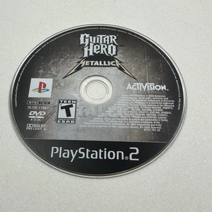 Playstation 2 PS2 Guitar Hero Metallica - Disc Only Tested - Picture 1 of 8