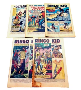Western Coverless Comic Lot The Outlaw Kid-Ringo Kid Marvel 1970's - Picture 1 of 12